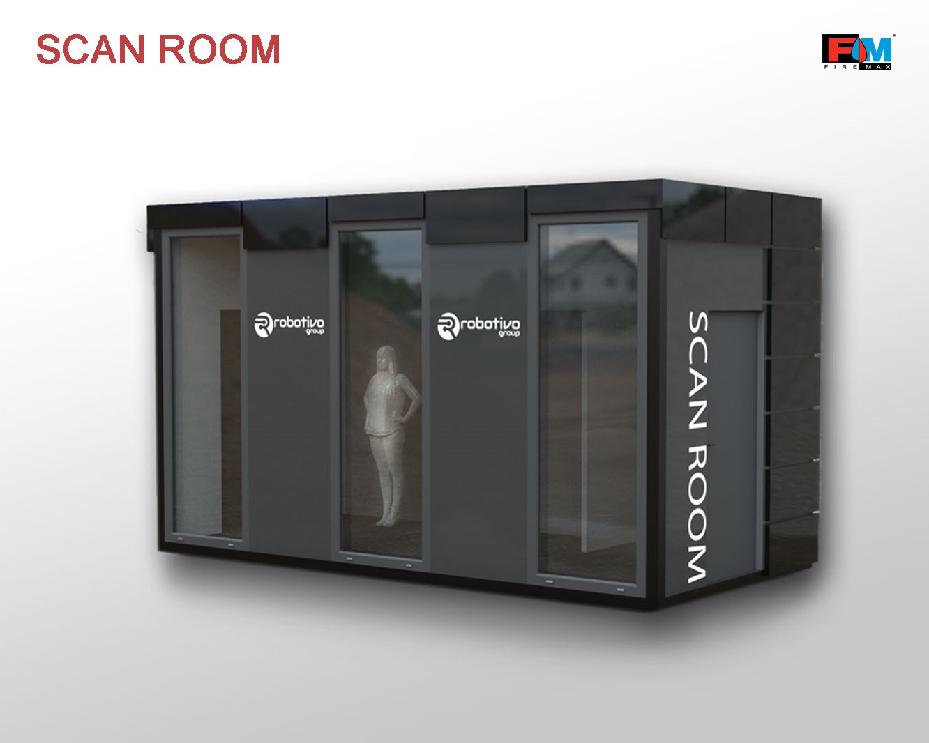 Scan Room - zestaw bezprzewodowy w dedykowanym kontenerze pomiarowym, plug&play